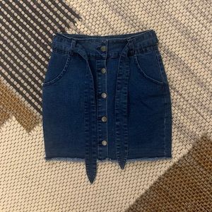 Denim skirt